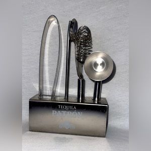 PATRON Tequilla Gran Patron Bar Cocktail Set Stainless Steel 5-piece